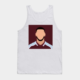 Saïd Benrahma Minimalistic Face Art Tank Top